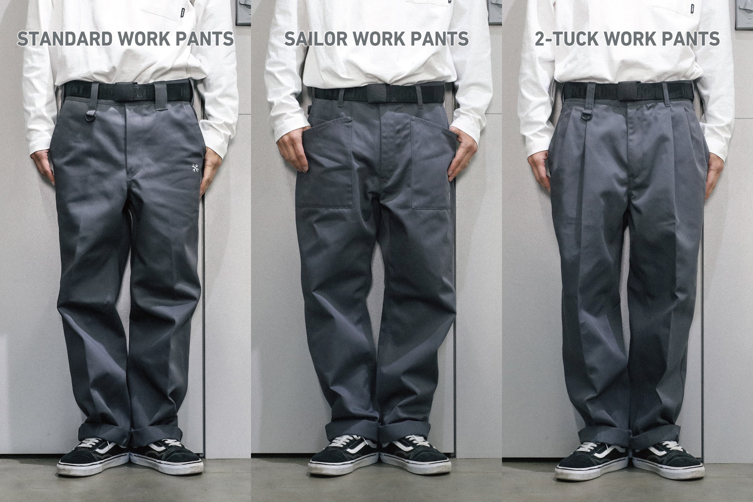BLUCO】WORK PANTS FIT GUIDE – Feelin'