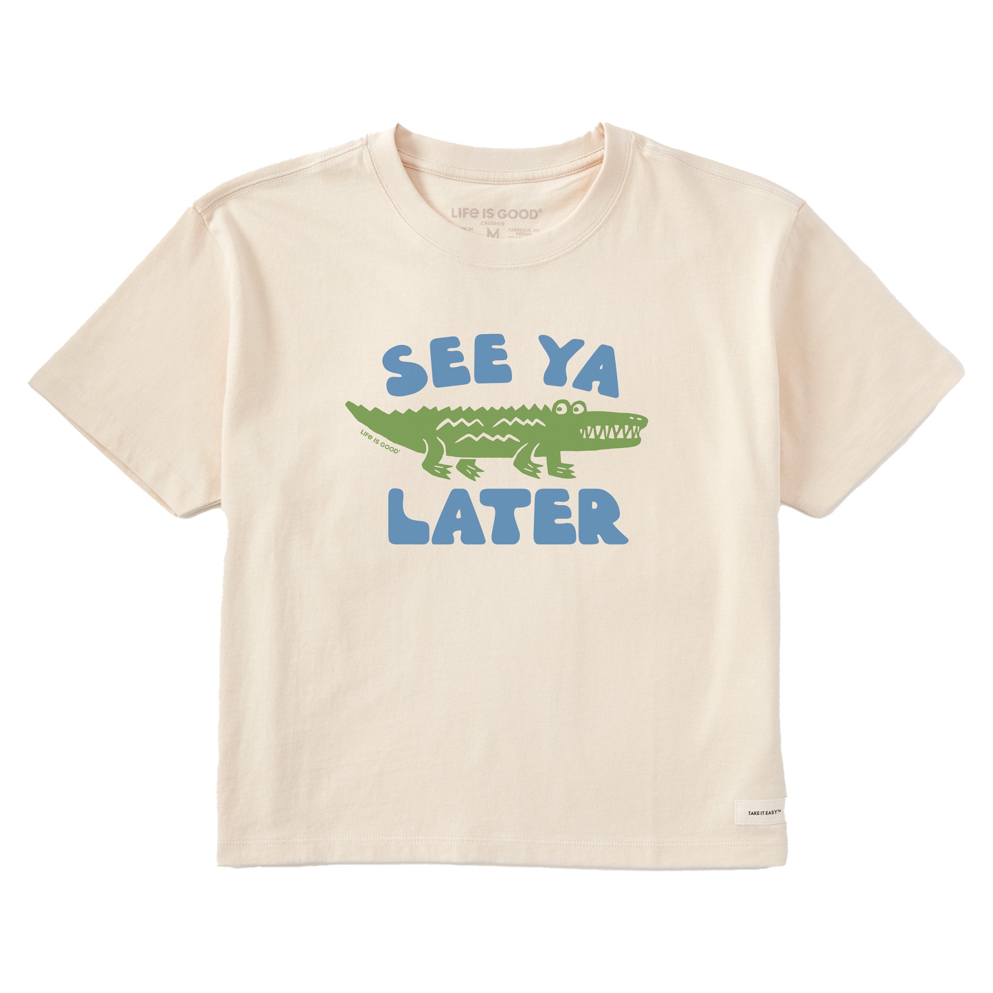Women's See Ya Later Alligator Short Sleeve Crusher Boxy Tee