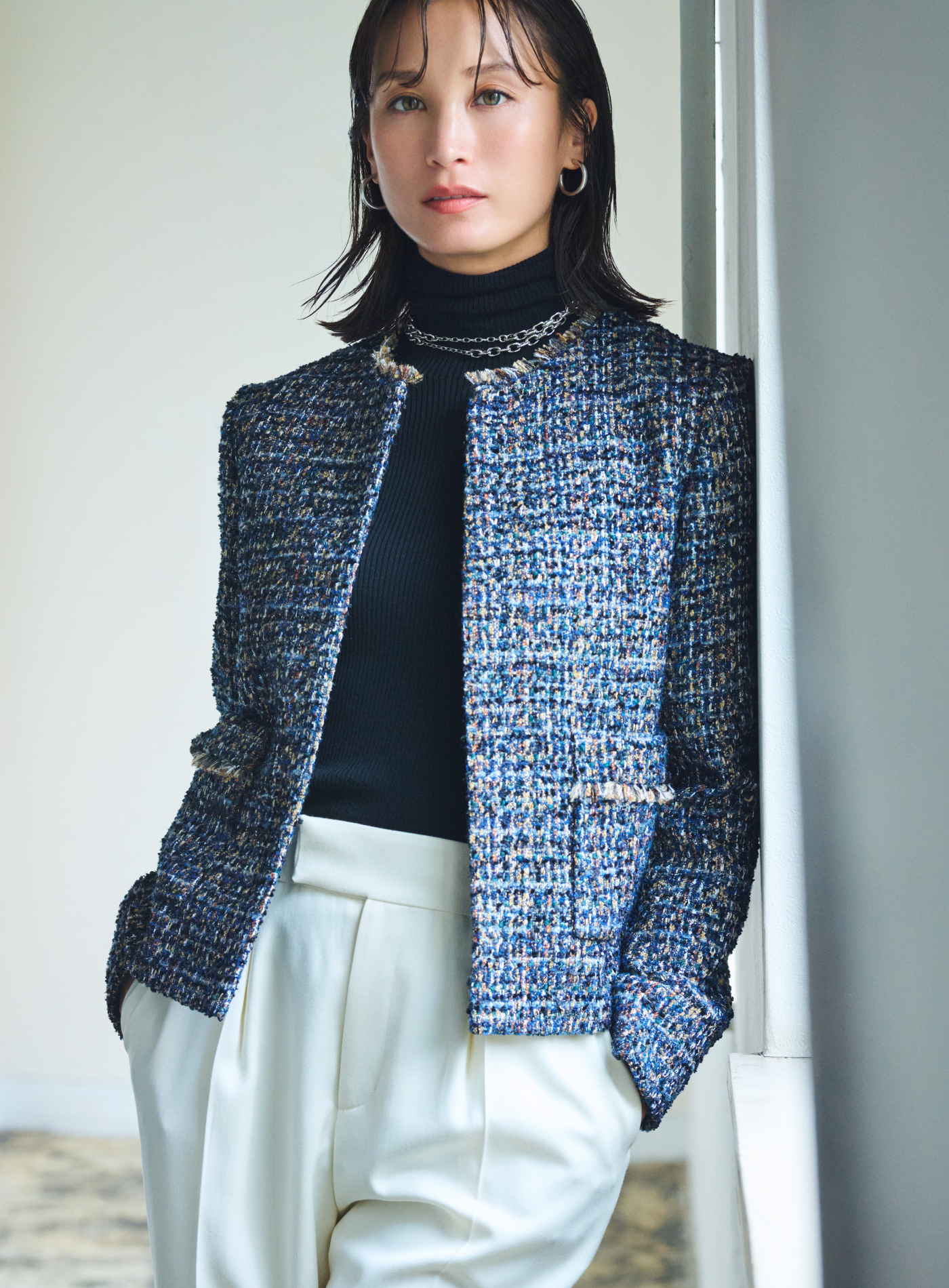 Paul Stuart ｜【黒田エイミが着こなす ポール・スチュアート】会食や