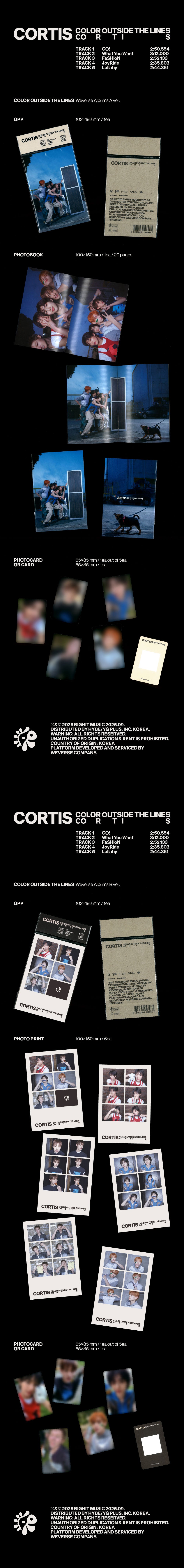 CORTIS COLOR OUTSIDE THE LINES (Weverse Albums ver.) – Copenhagen Kpop
