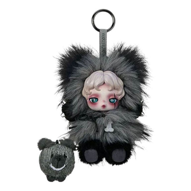Pop Mart Skullpanda You Found Me Plush Doll Pendant 'Cerberus