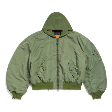 Supreme Needlepoint Hooded Jacket 'Olive Green' SUP-FW23-157