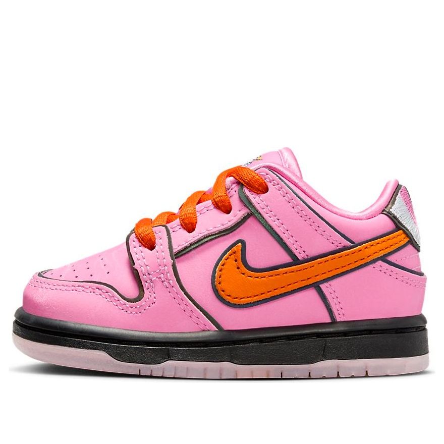 TD) Nike x The Powerpuff Girls SB Dunk Low Pro QS 'Blossom' FZ3352-600