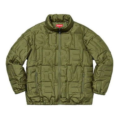 Supreme Needlepoint Hooded Jacket 'Olive Green' SUP-FW23-157