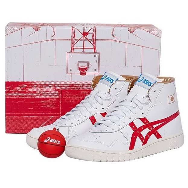 ASICS Unisex Japan L Retro White/Red 1203A138-100(S-BOX)