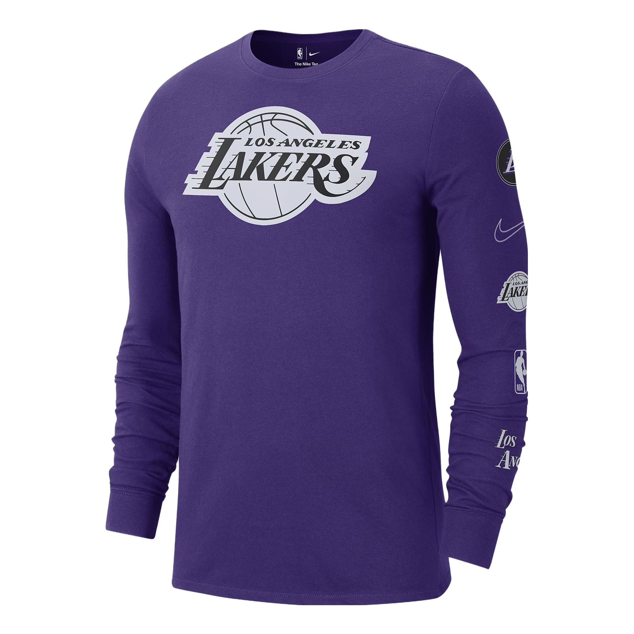 Nike x NBA Los Angeles Lakers Long Sleeve T-shirt 'Purple White