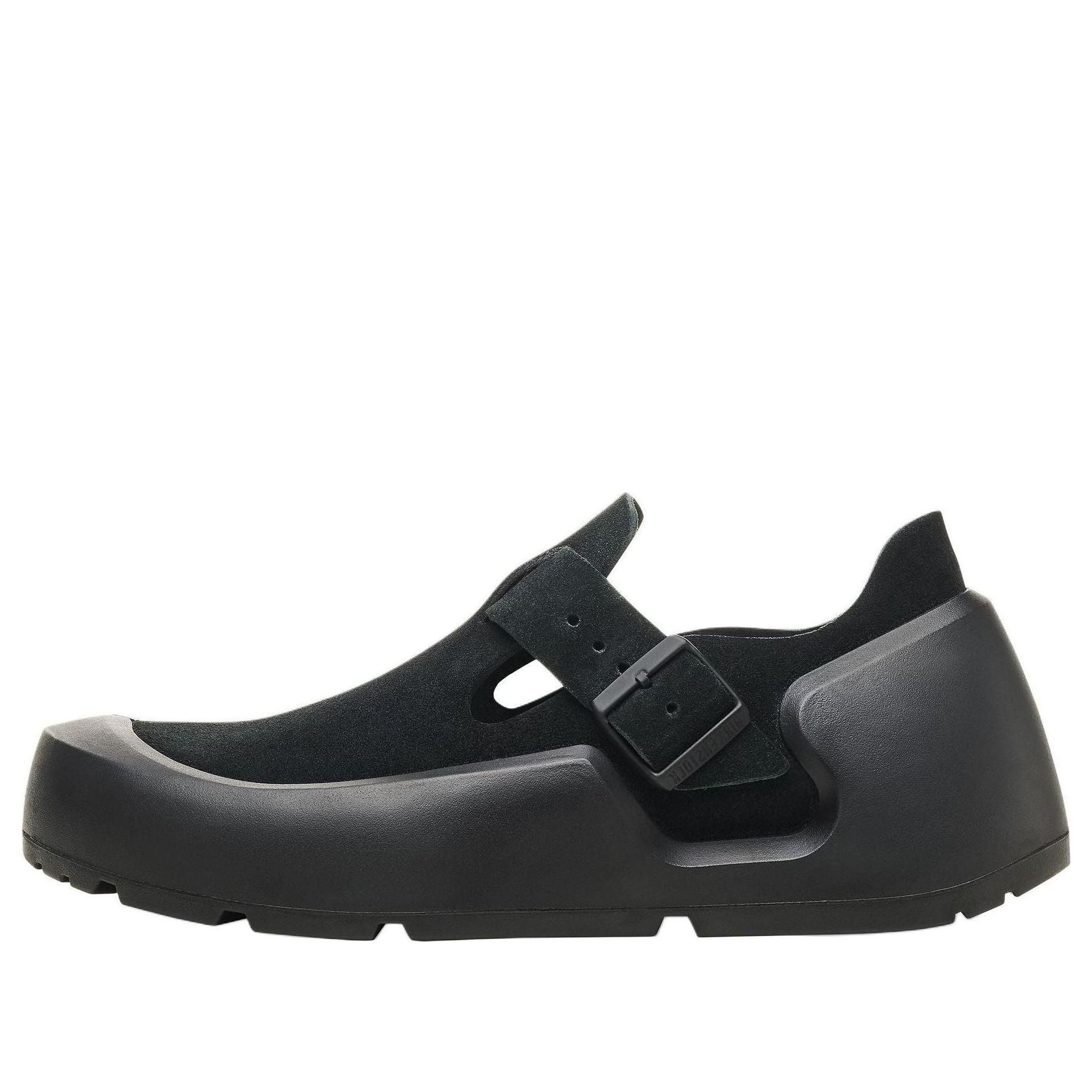 Birkenstock Reykjavik Nubuk Leather Shoes 'Black' 1027471