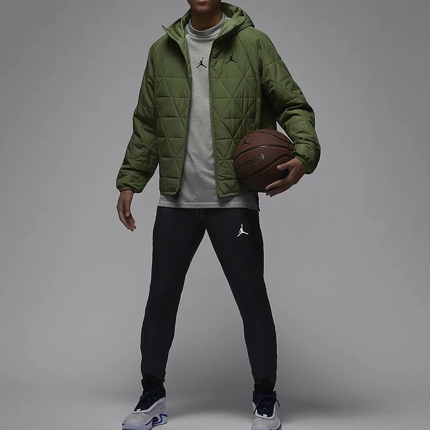 Air Jordan Therma-FIT Cotton Jacket 'Olive Green' FD2638-340