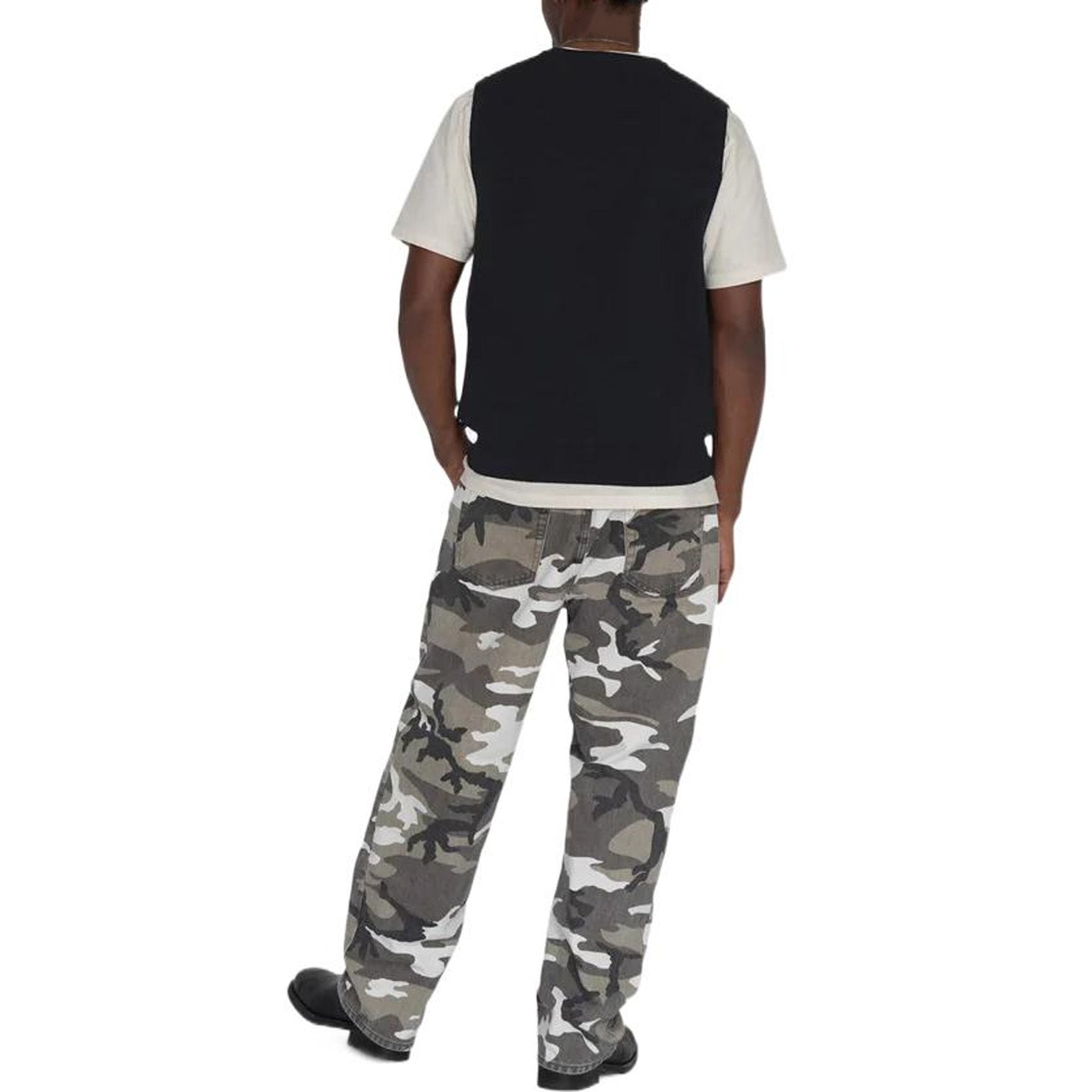 Stussy Photo Jacquard Vest 'Black' 117155