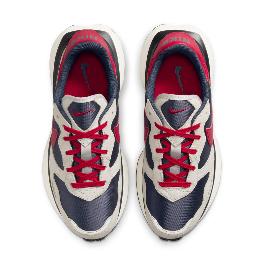 WMNS) Nike Phoenix Waffle 'Thunder Blue Grey Red' FD2196-400