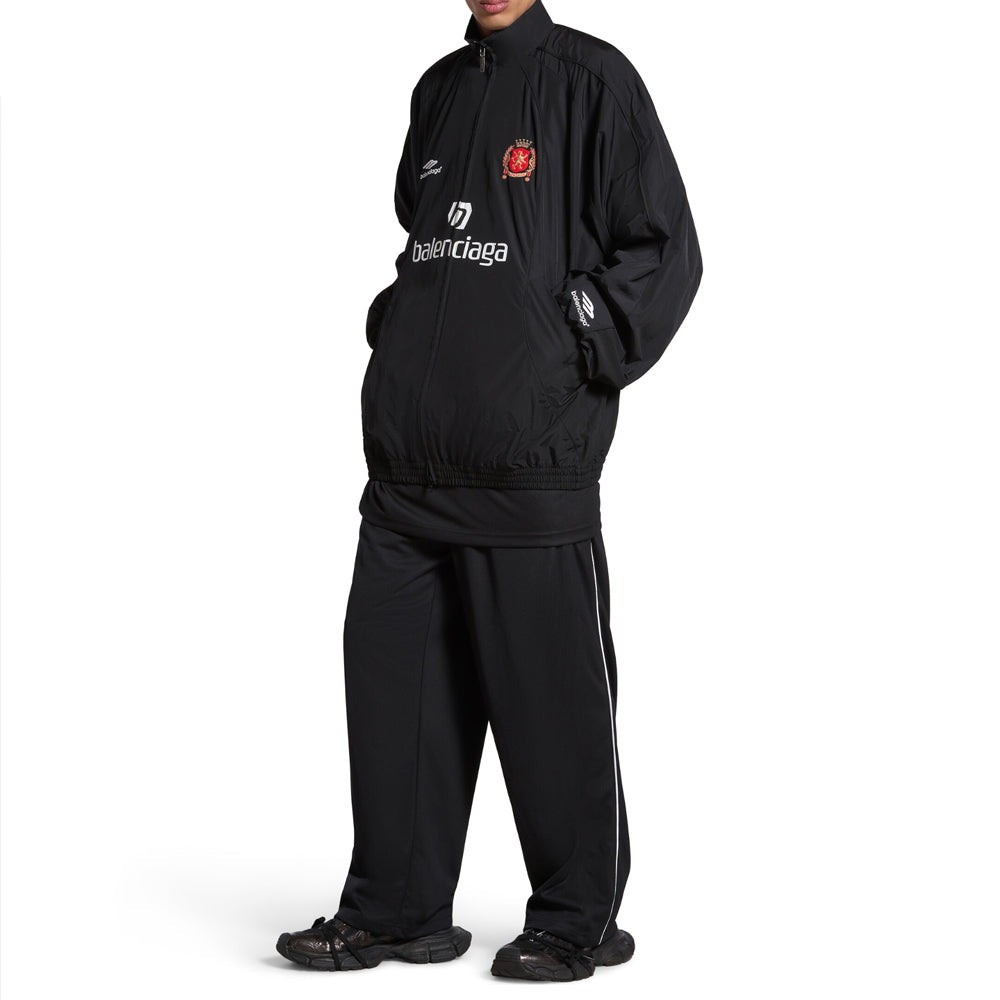 Balenciaga Paris Soccer Tracksuit Jacket 'Black' 780884TPQ381000