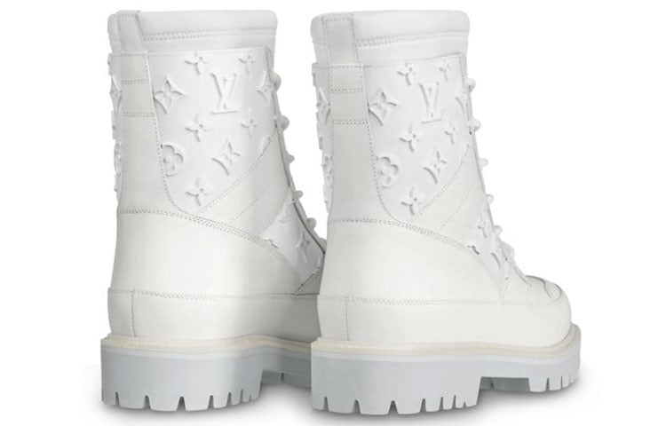 LOUIS VUITTON Landscape Boots 'White Monogram' 1A7P8G