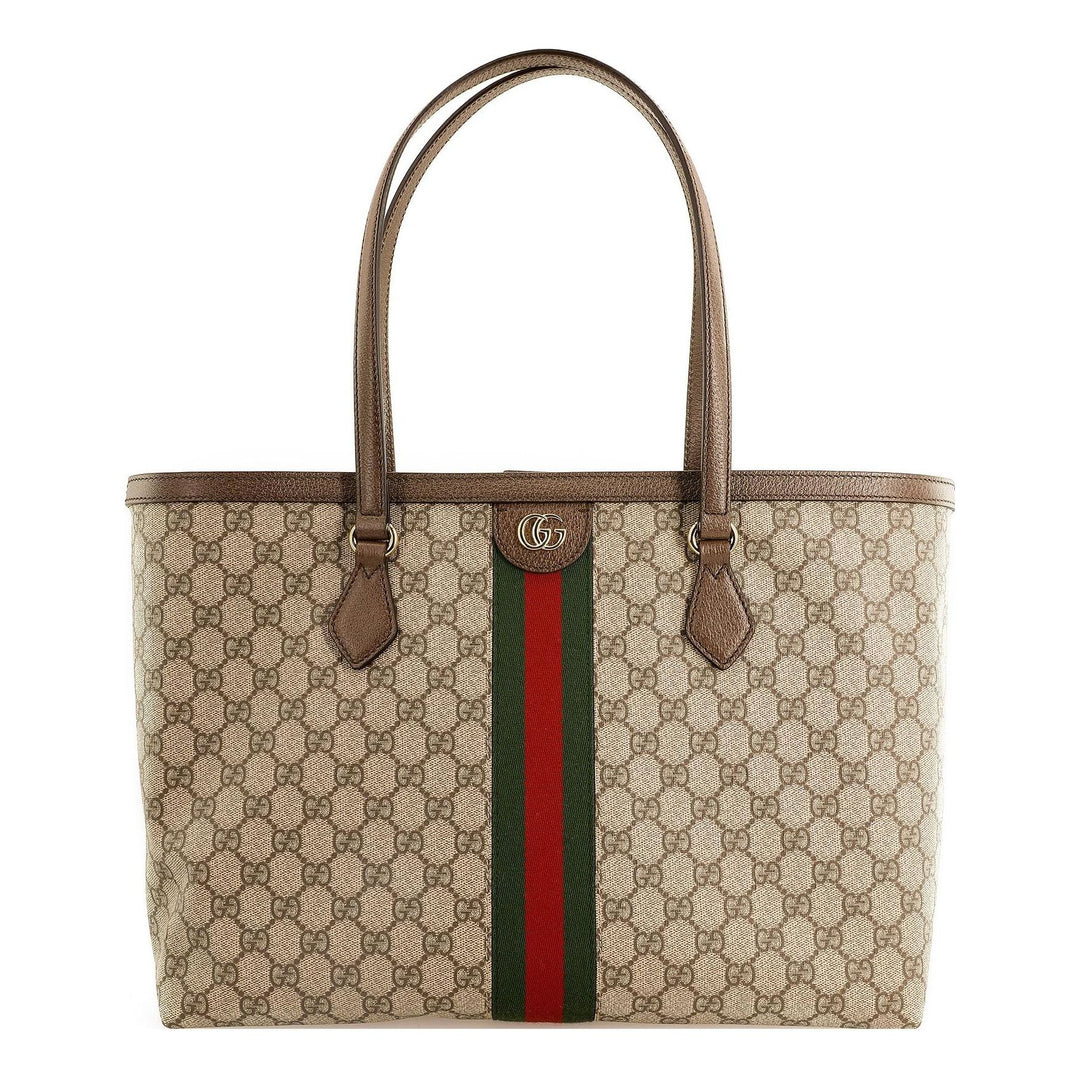 WMNS) Gucci Ophidia GG Middle-Sized Tote Bag 'Brown' 631685-96IWB-8745