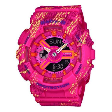 WMNS) Casio Baby-G Digital-Analog 'Hot Pink' BA-111GGB-4A