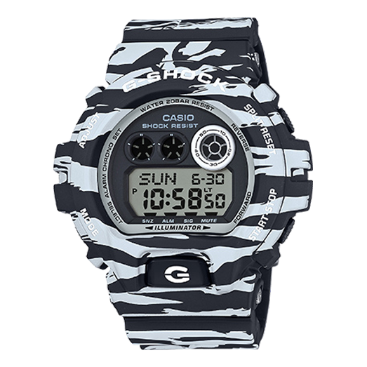 CASIO G-Shock Digital 'Black Zebra' GD-X6900BW-1