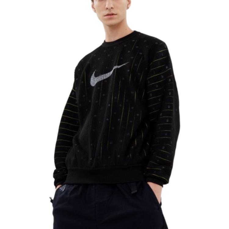 Nike Lab Classic x Sport Crew 'Black White Dark Sulfur' CJ0807-010