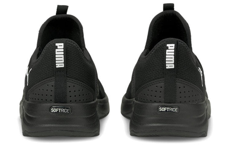 WMNS) PUMA Softride Sophia Slip-On 'Black White' 195161-01