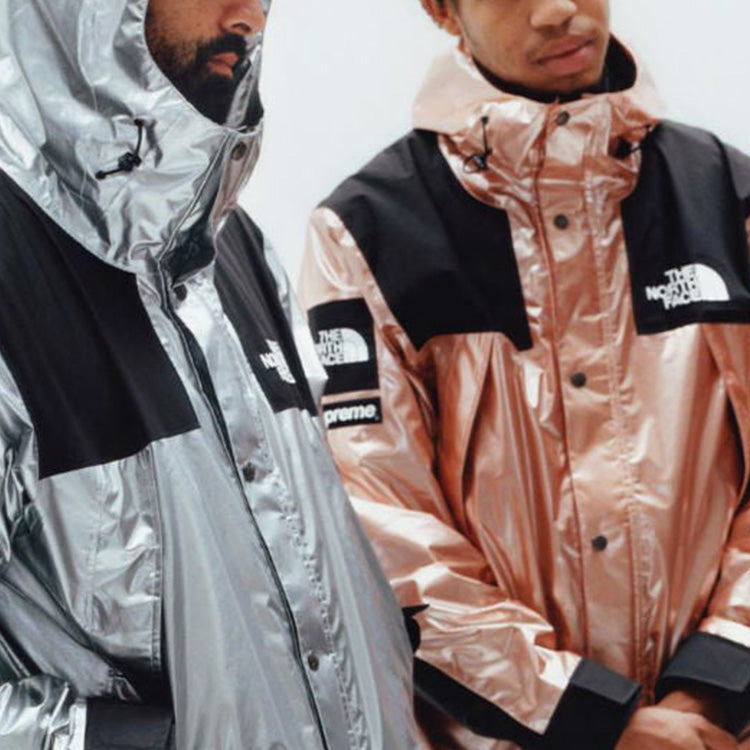 Supreme x The North Face Metallic Mountain Parka Rose Gold SUP