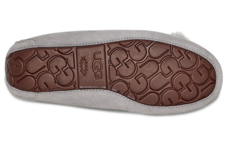 WMNS) UGG Ansley Bow Slipper 'Light Grey' 1113470-LGRY