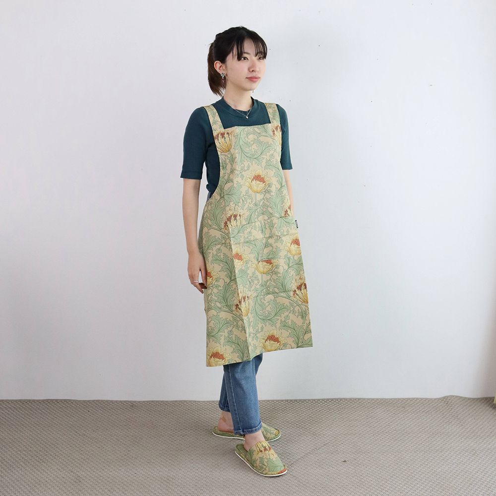花柄で気分も明るく♪ エプロン ANEMONE BE DI1-216115 – アンティーク
