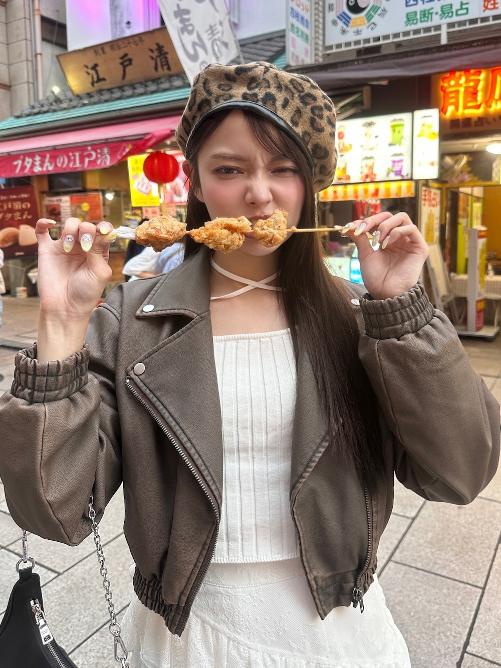 アンティークレザーライダースジャケット – Darich (ダーリッチ)