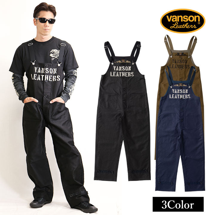 VANSON（バンソン）デッキ オーバーオールnvao-2101