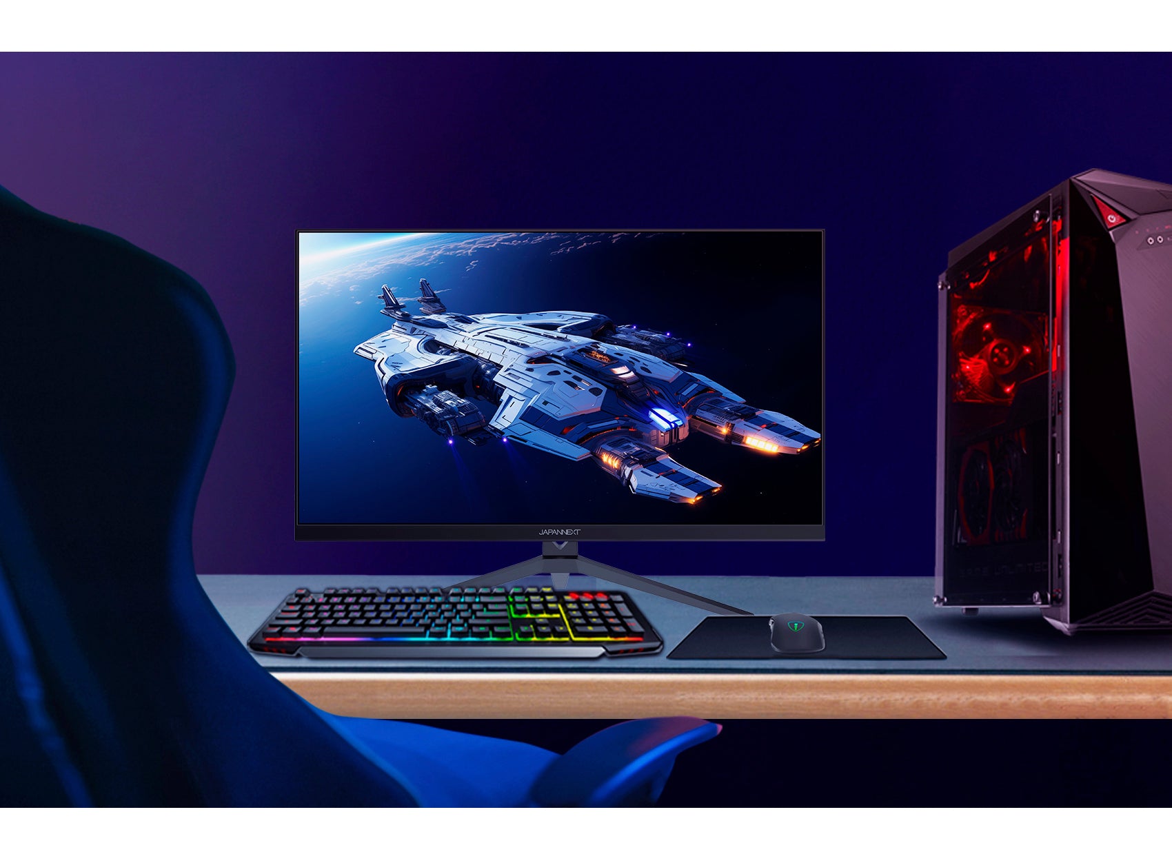 JAPANNEXT 24.5型IPS フルHDパネル搭載240Hz対応ゲーミングモニター JN