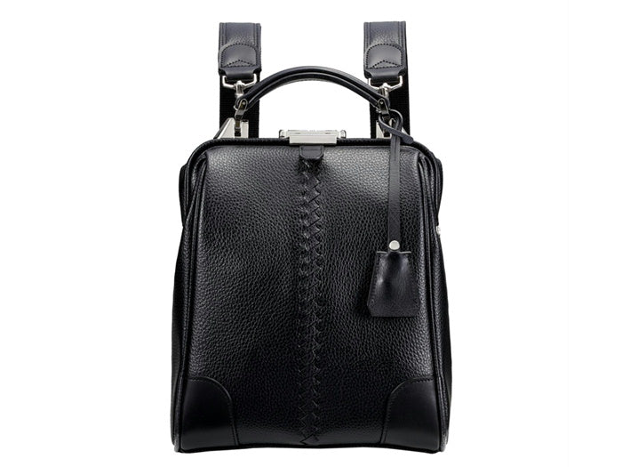 神戸旅靴屋【豊岡鞄 YOUTA YK-3M ネイビー】YOUTA LIZARD3WAY縦ダレス