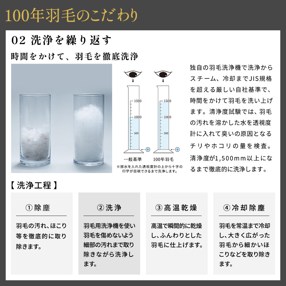 昭和西川 100年羽毛］羽毛布団 日本製ポーランド産ポンメルンホワイト