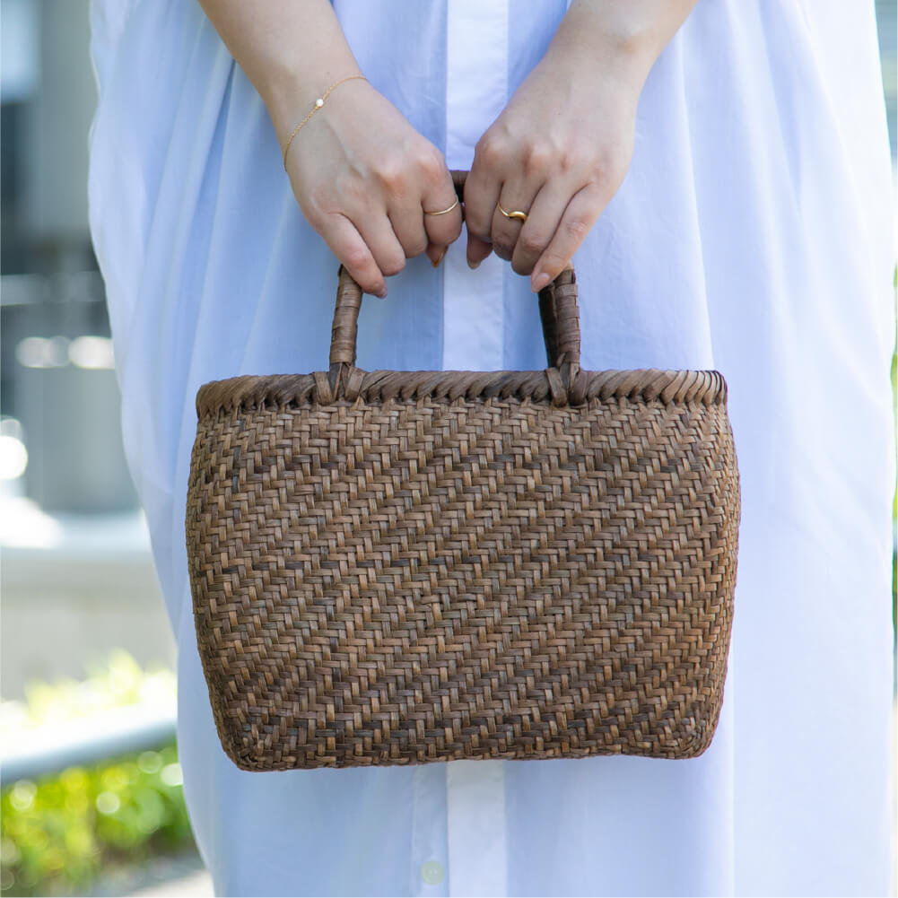 くるみ籠 黒 まるっと 小 ｜のレン神楽坂【公式通販】発酵、暮らしの