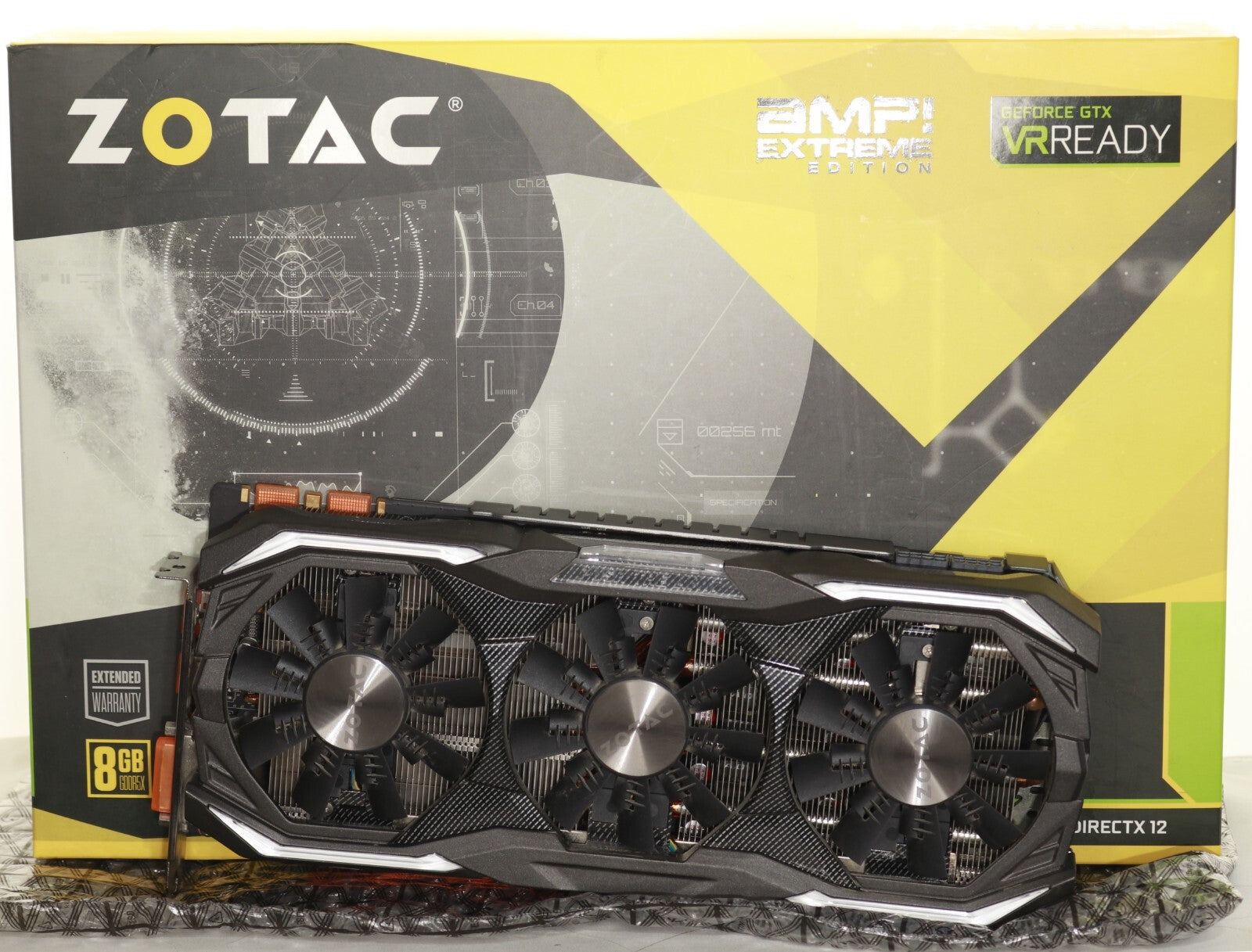 Zotac NVIDIA GeForce GTX 1080 AMP Extreme | 8GB GDDR5X | 256 Bit