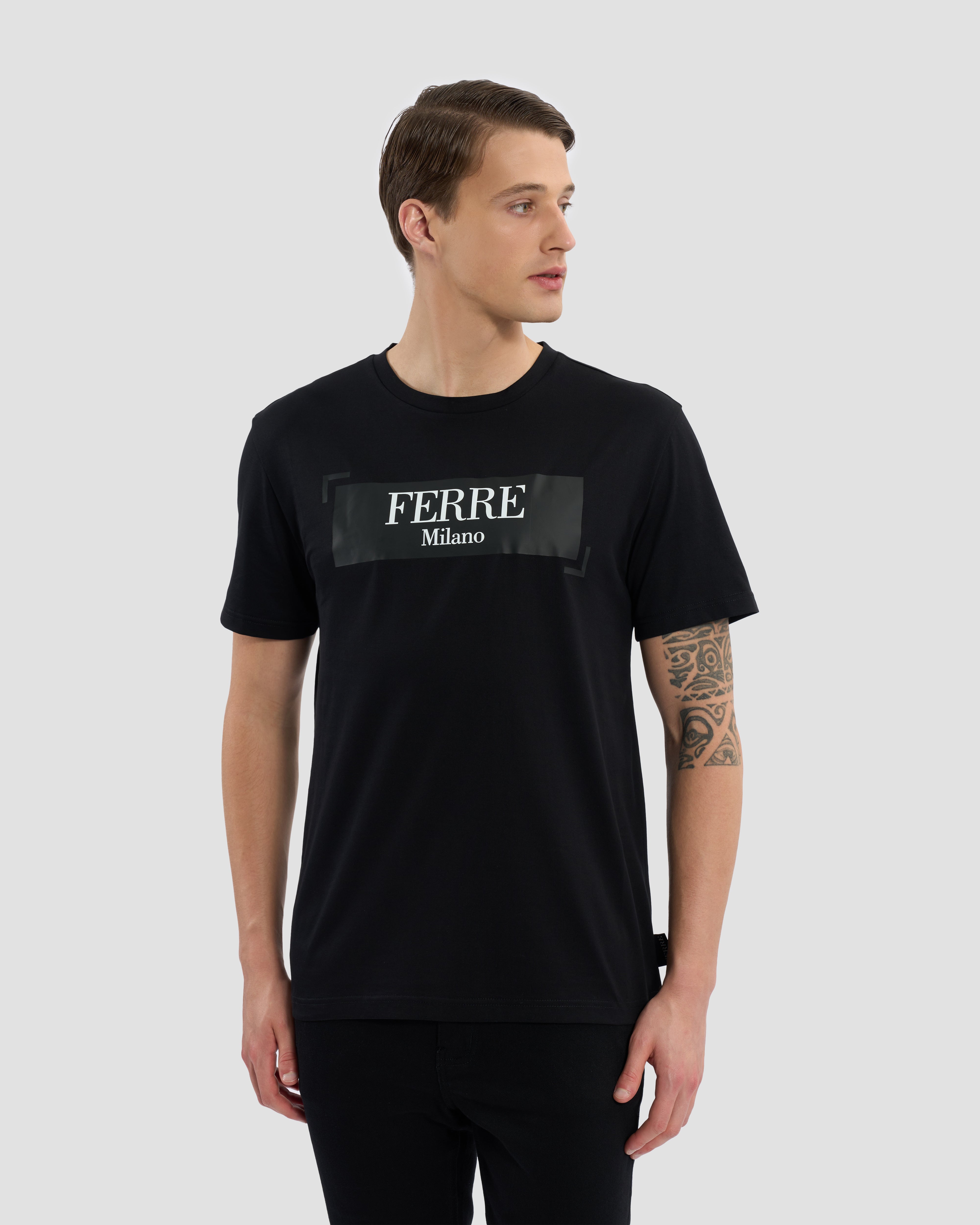 Ferré Milano Printed Front T-Shirt | Gianfranco Ferré