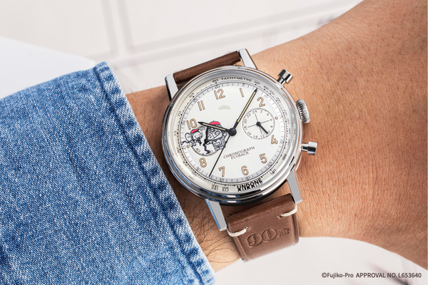 藤子・F・不二雄 90周年記念モデルが「Watch LIFE NEWS」に掲載