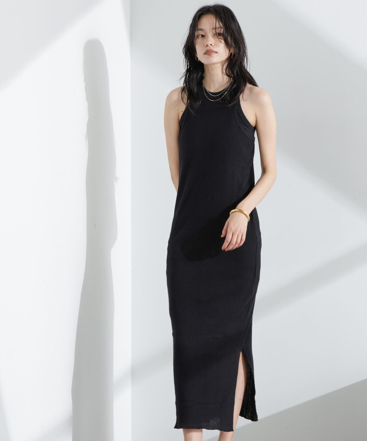 BAUM UND PFERDGARTEN / Crinkled Satin キャミソール ワンピース