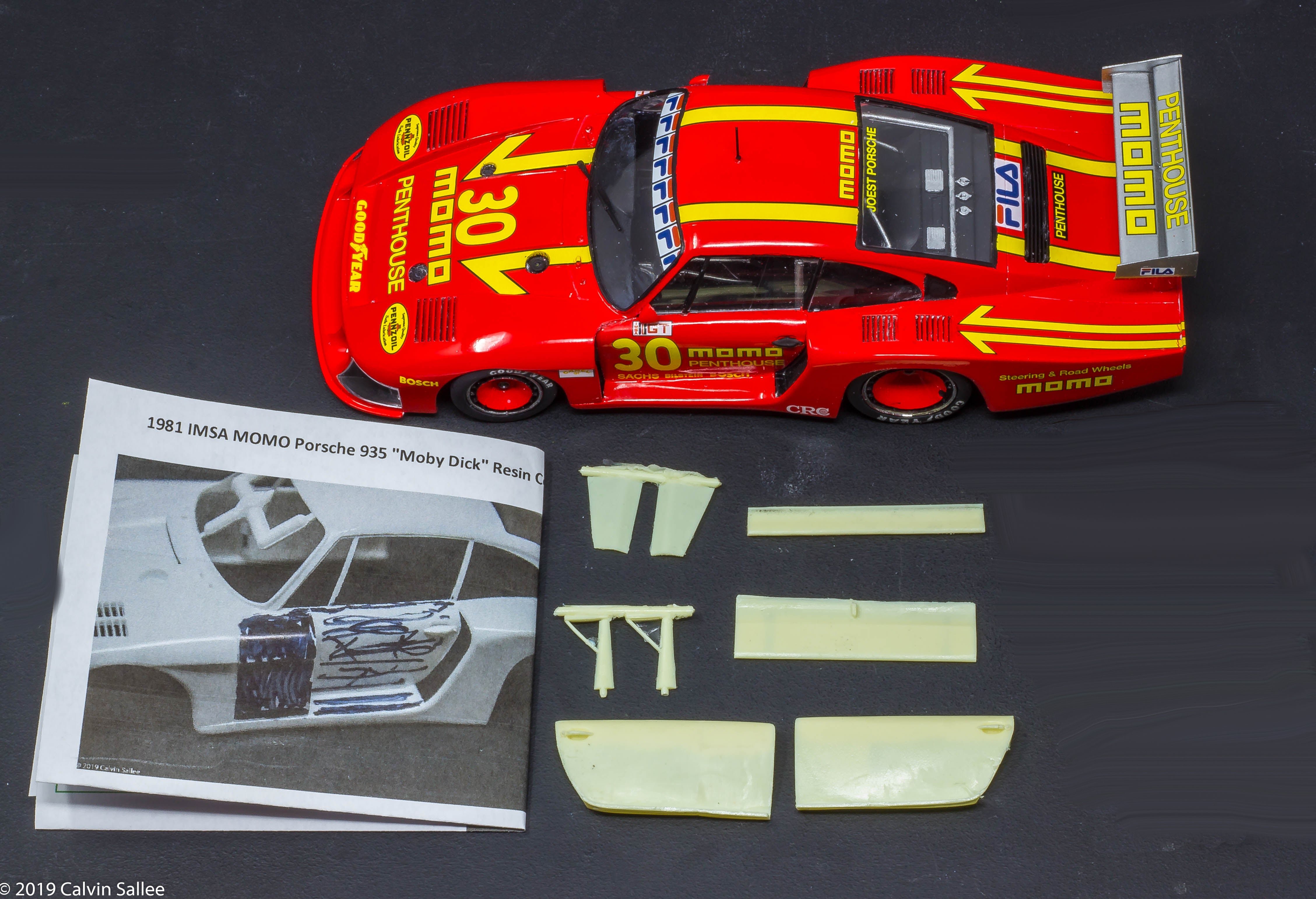 1981 IMSA MOMO Porsche 935 “Moby Dick” Resin Conversion for 1/24