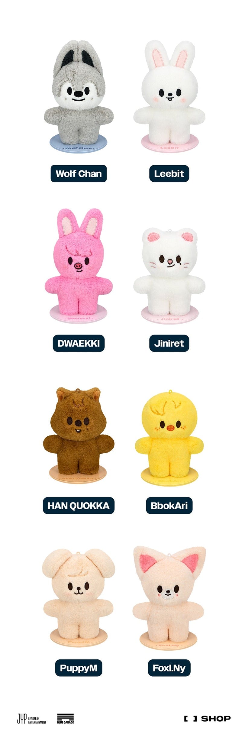 Stray Kids SKZOO PLUSH STANDING Ver