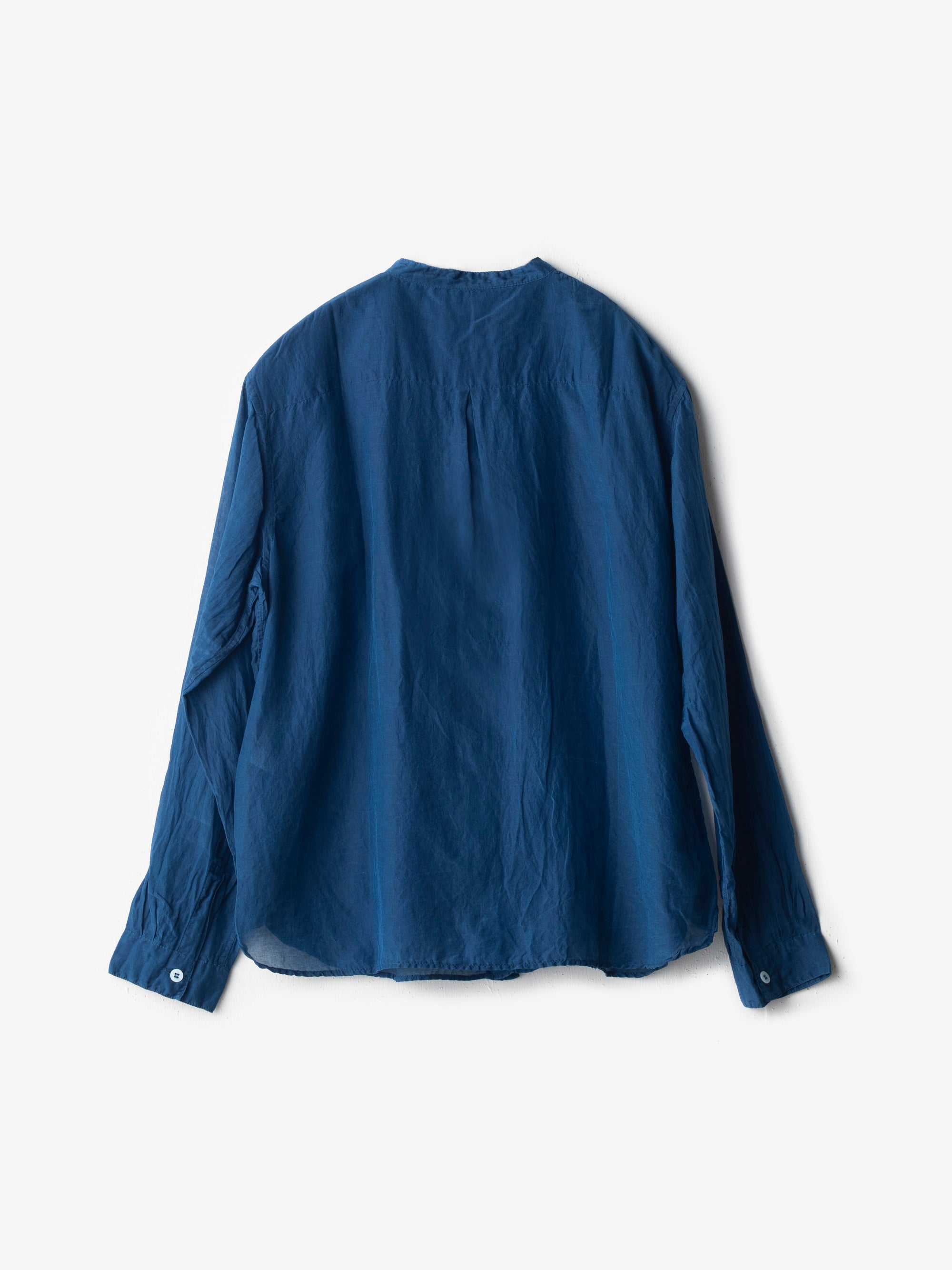 乙なもの】シルクコットン切替シャツ｜宝島染工