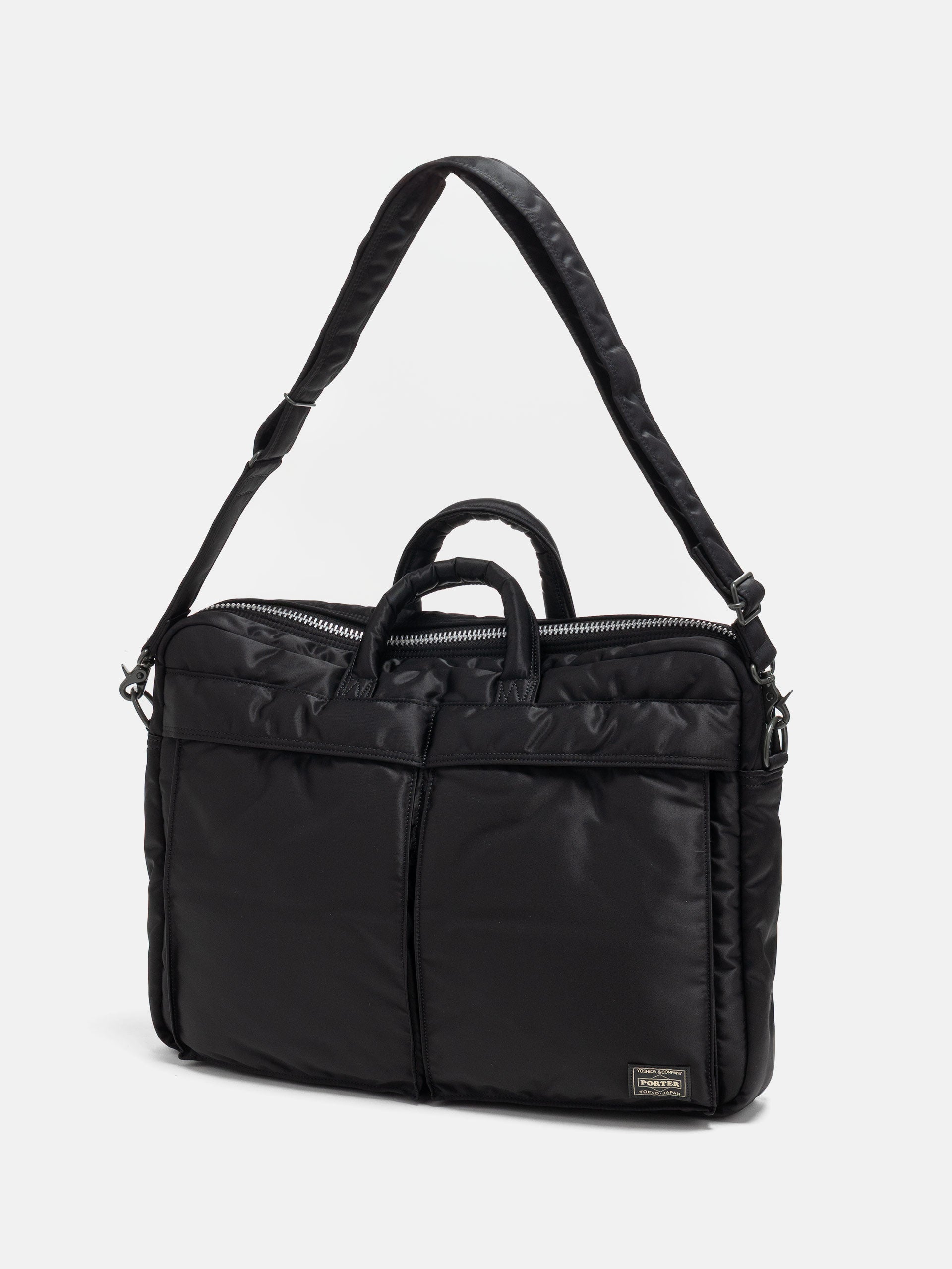 PORTER TANKER 2Way Document Bag Black | HAVEN