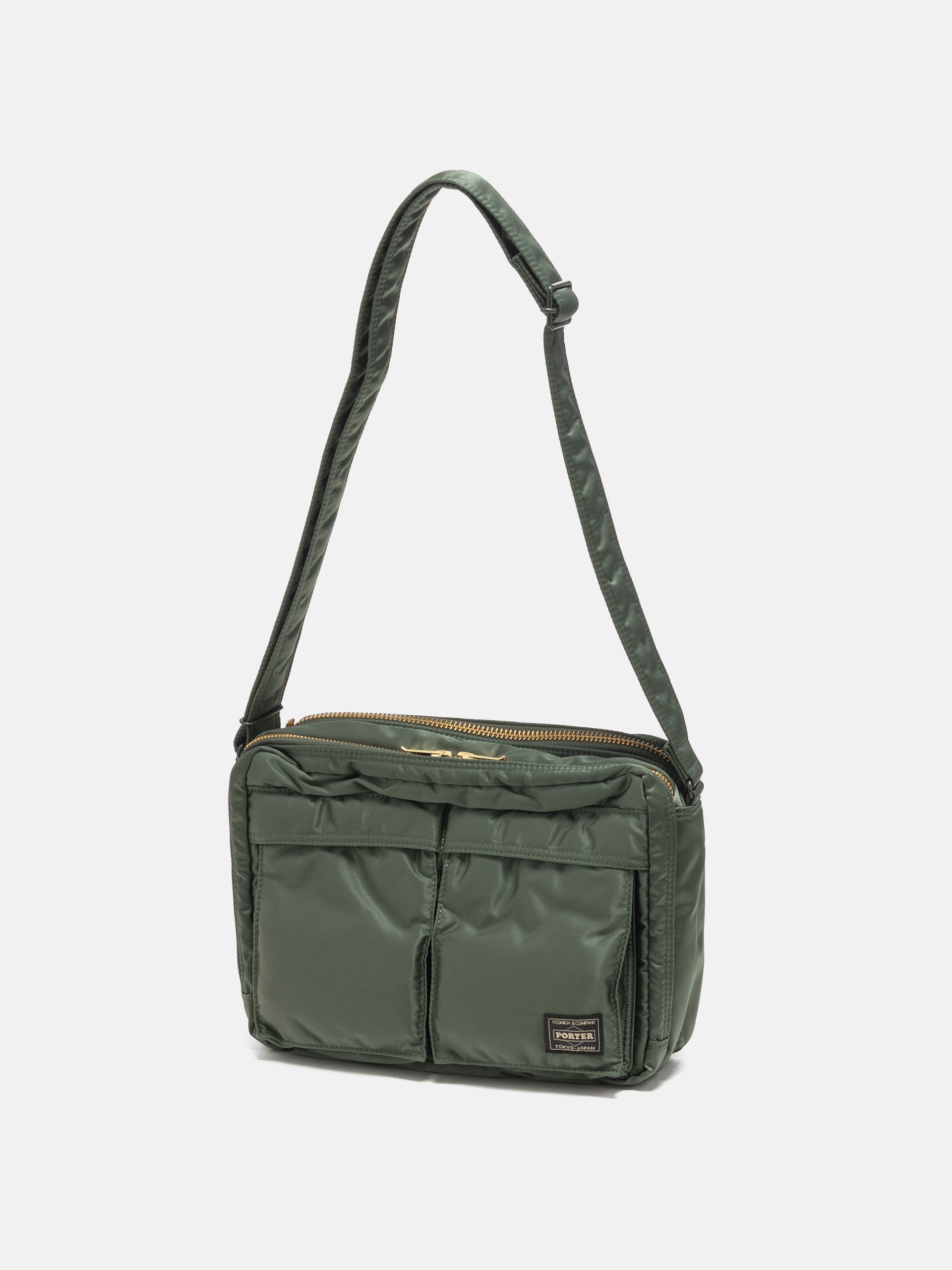 PORTER TANKER Sling Bag w/ Zip Black | HAVEN