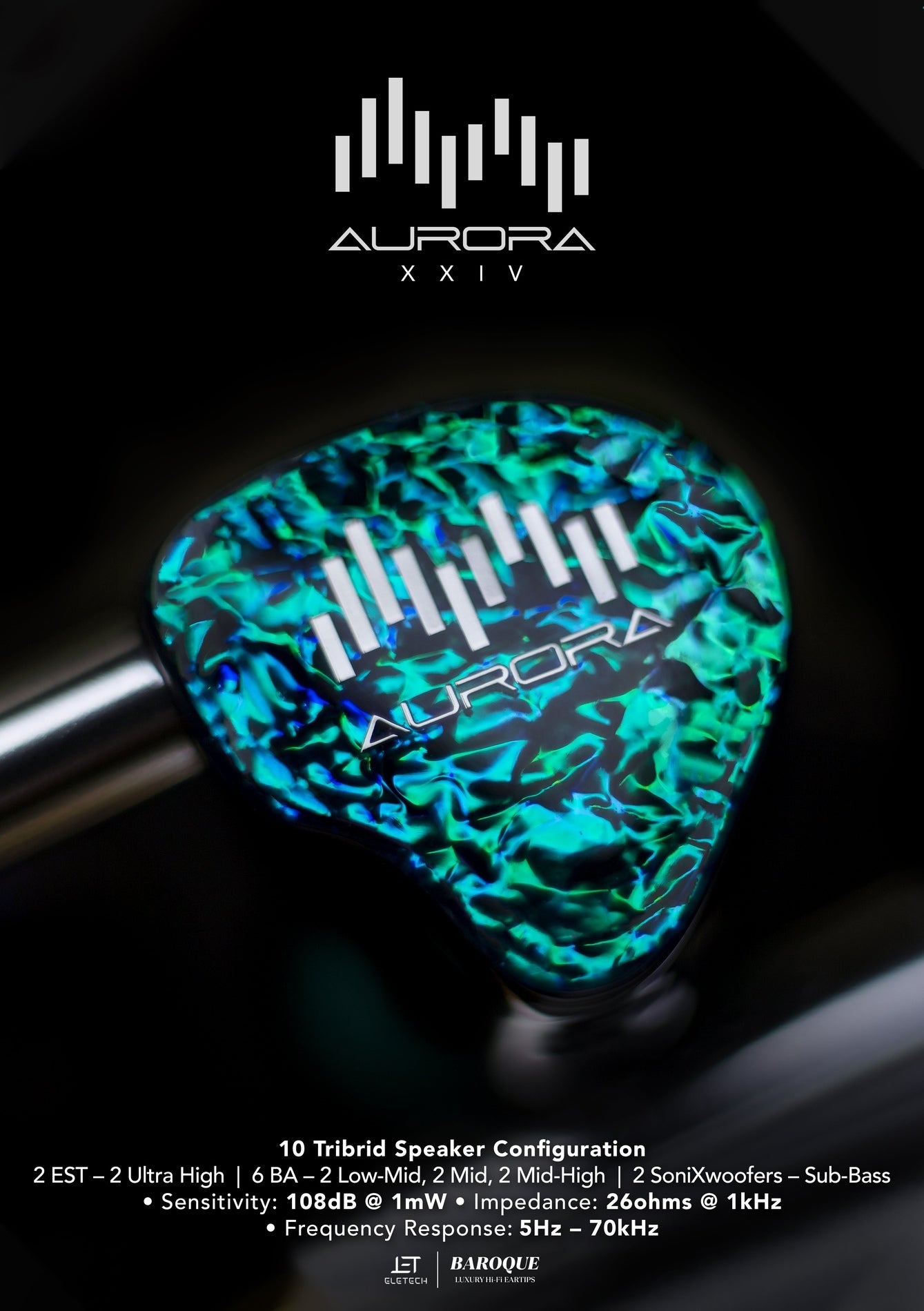 Flipears Aurora XXIV Universal In-Ear Monitors | Audio46