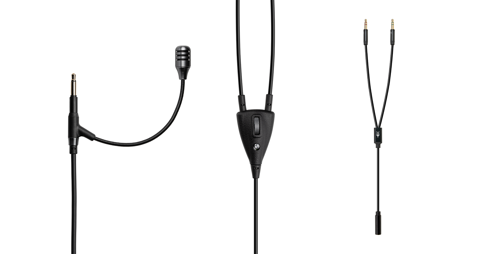 Meze Boom Mic Dual Mono 3.5mm Cable with Microphone | Audio46