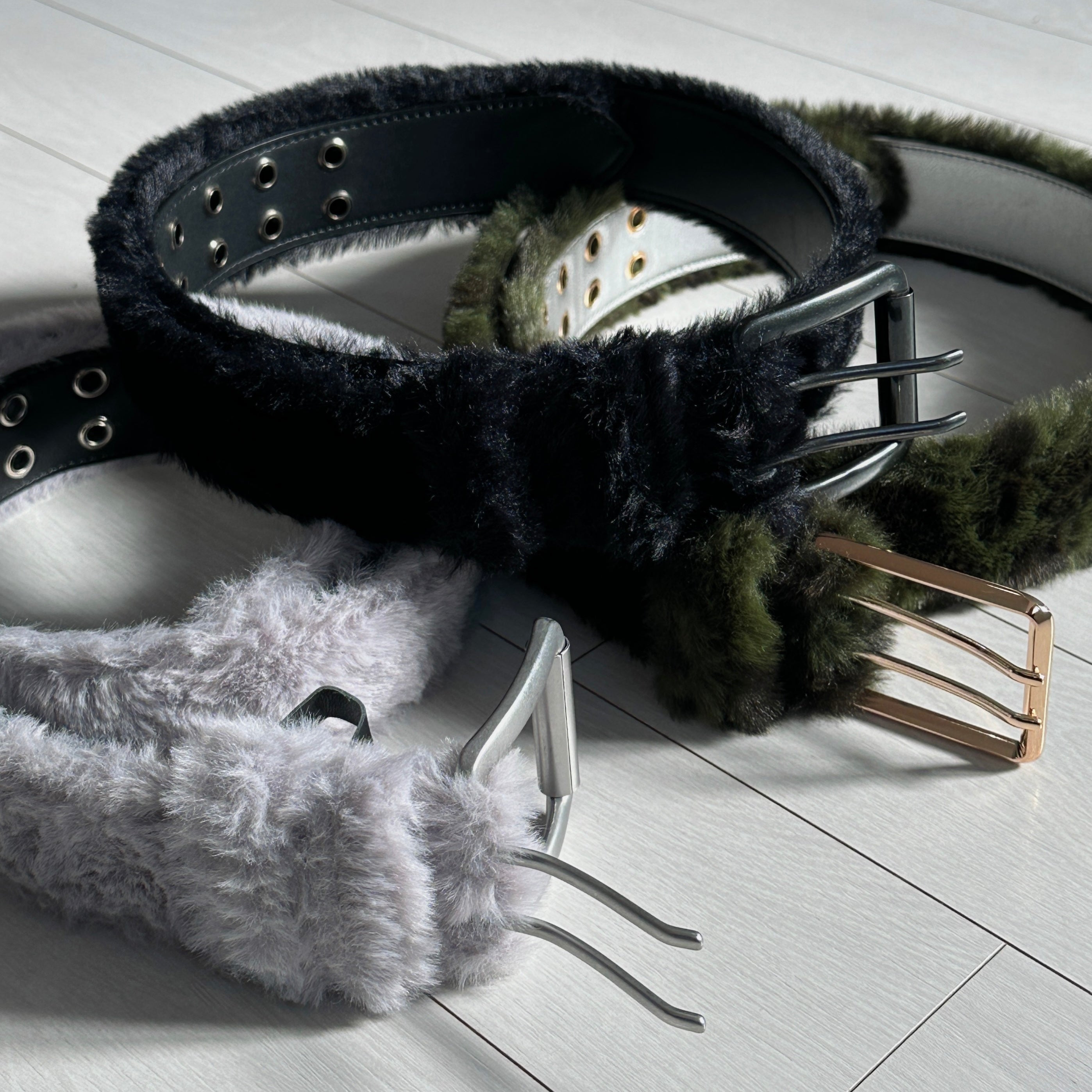 Fur belt - TTSTUDIO | 60% - Asian Fashion Online Store