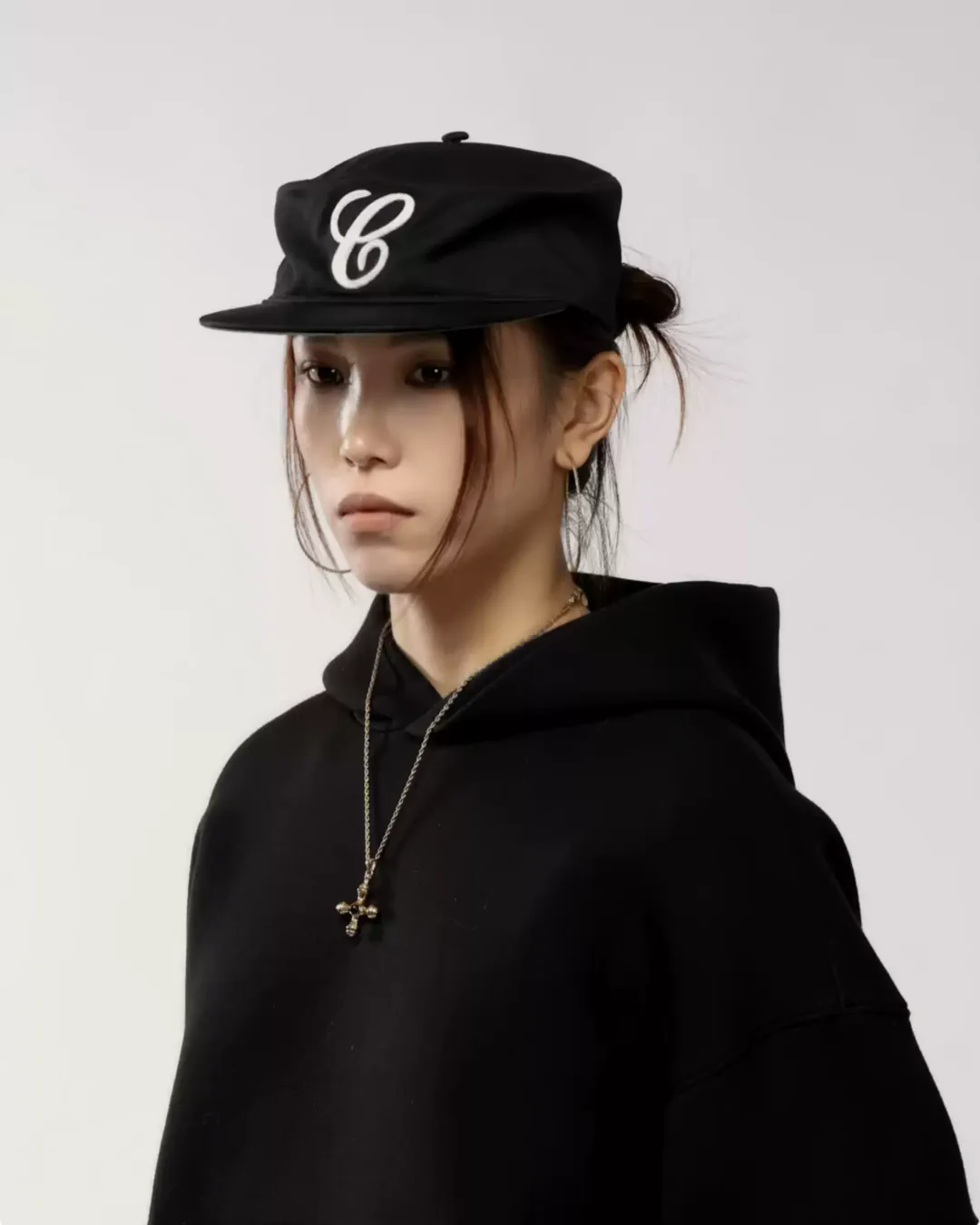 6crayon ピルボックス帽 キャップ（ブラック） - ZIPPER | 60% - Asian