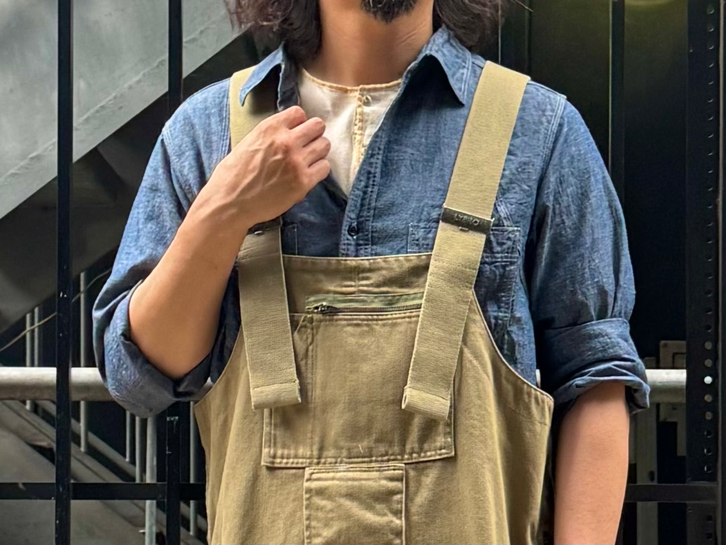 ミリタリーとワークの融合》WORKBENCH DUNGAREE – ナイジェル