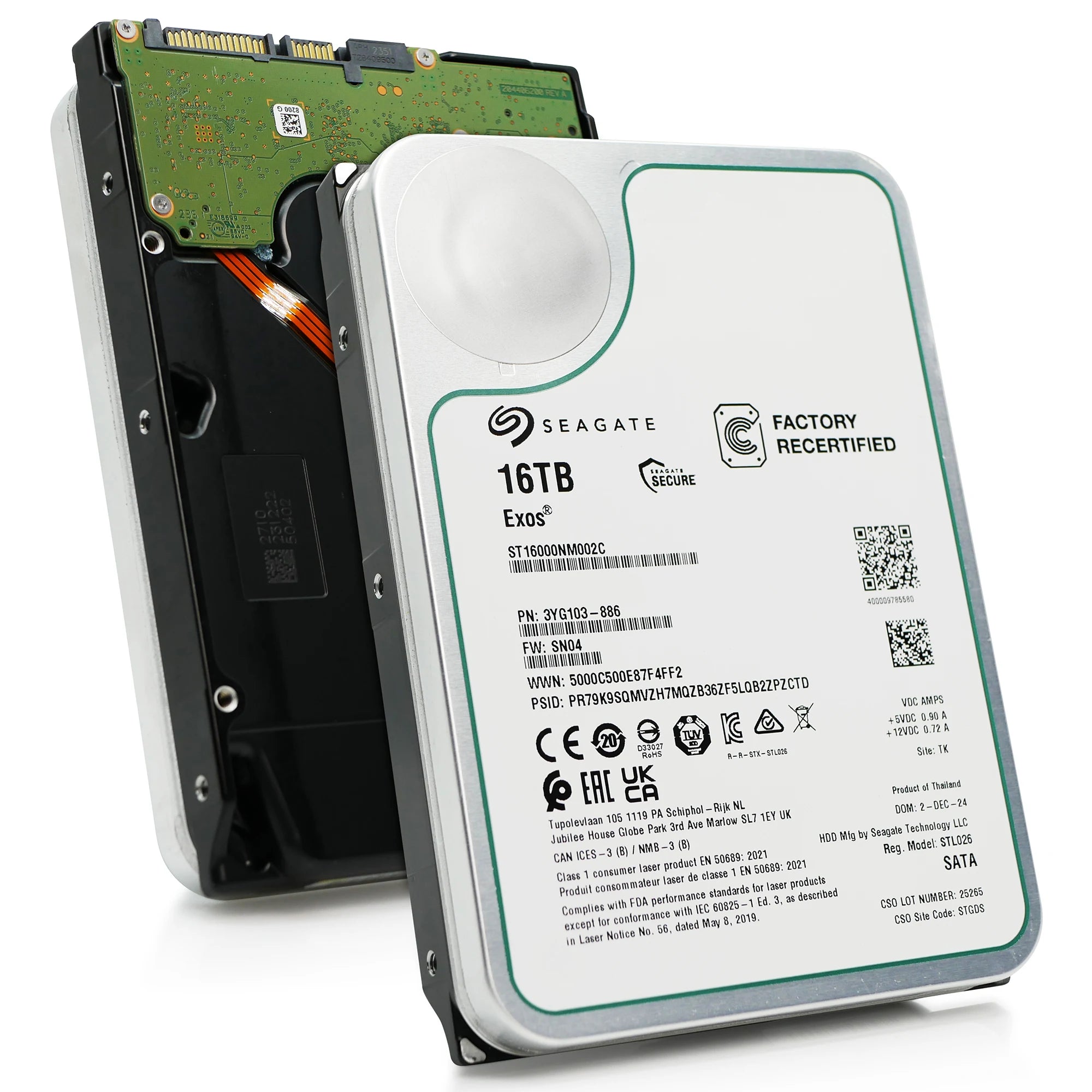 Seagate Exos X16 ST16000NM002C 16TB SATA 3.5