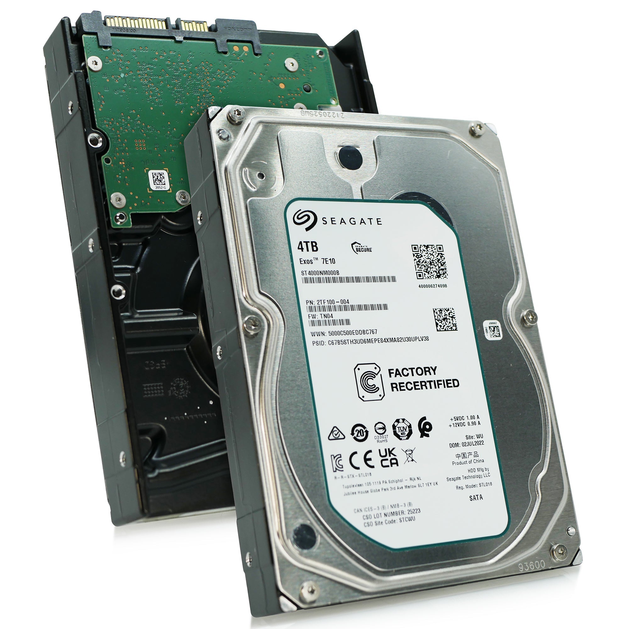 Seagate Exos 7E10 ST4000NM000B 4TB SATA 3.5