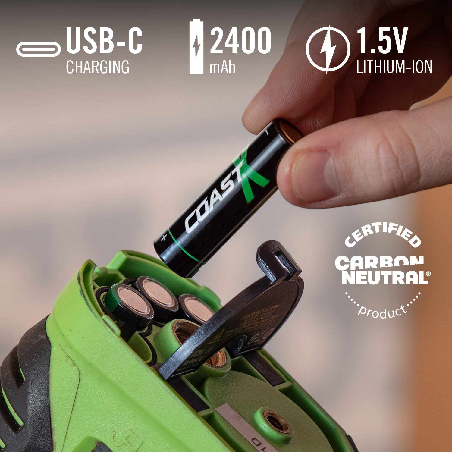 ZXAA & ZXAAA Rechargeable Battery 8 Pack | COAST: Innovative LED