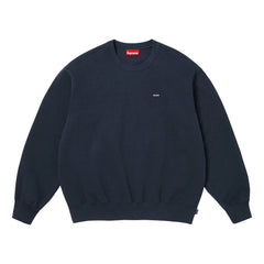 SUPREME SMALL BOX WAFFLE SWEATER-NAVY - Popcorn Store