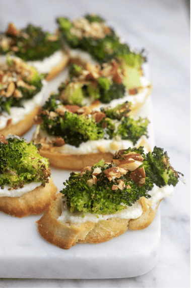Charred Broccoli And Ricotta Crostini – Giadzy