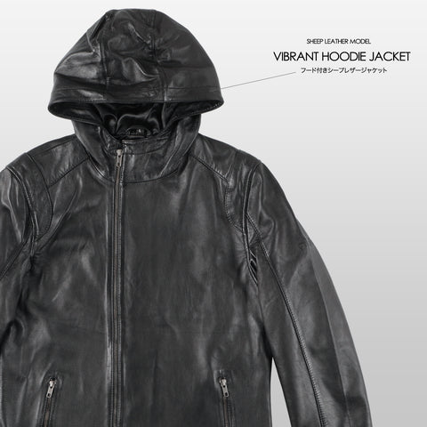 RIDEZ VIBRANT HOODIE JACKET レザージャケット RR04 | バイク用品はRIDEZ
